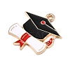 Graduation Season Alloy Enamel Pendants LS-ENAM-I065-02KCG-02-2