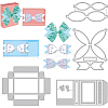 4Pcs 4 Styles Carbon Steel Cutting Dies Stencils DIY-WH0309-810-1