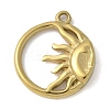 304 Stainless Steel Pendants STAS-L277-02C-G-1