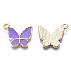 Alloy Enamel Pendants ENAM-T016-23B-RS-3