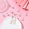 SHEGRACE Brass Stud Earring Findings XGR0105P-151P-5