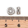 304 Stainless Steel Rhinestone Spacer Beads STAS-P444-01A-P-3