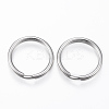 Tarnish Resistant 304 Stainless Steel Split Key Rings STAS-P178-1.2x16mm-P-1