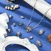 150Pcs 10 Styles Tibetan Style Alloy Beads TIBEB-CJ0001-21-6
