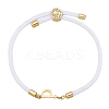 1pc Adjustable Nylon Cord Slider Bracelets for Women BJEW-LP0001-33P-G-1