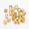 Brass Crimp Beads KK-L017-G-1
