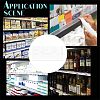 PVC Tag Shelf Label Holders LS-FIND-WH0038-08-7