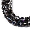 Transparent Electroplate Glass Beads Strands EGLA-N002-34C-C21-3