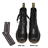 PU Leather Lace-in Boot Zipper Inserts DIY-WH0043-51AB-01-3