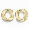Opaque Spray Painted Acrylic Linking Rings OACR-S021-61A-B01-2