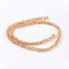 Electroplate Glass Beads Strands EGLA-D020-3x2mm-50-2
