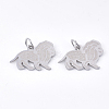 Non-Tarnish 201 Stainless Steel Pendants STAS-T046-JA334-1-1