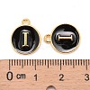 Golden Plated Alloy Charms LS-X-ENAM-S118-02I-3