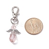 Faceted Teardrop Glass Pendants HJEW-AL0034-5