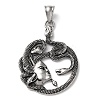 Ion Plating(IP) 304 Stainless Steel Pendants STAS-D067-15AS-1