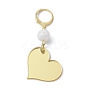 Acrylic Heart Pendant Decoration HJEW-JM01306-2