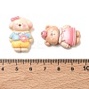 Opaque Resin Cabochons RESI-F072-09-3