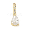 Brass Micro Pave Cubic Zirconia Pendants KK-U050-05G-02-1