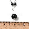 Natural Gemstones Pendant Necklaces NJEW-JN01611-3
