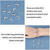 10Pcs 5 Style 304 Stainless Steel Pendants STAS-UN0024-67-5