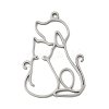 304 Stainless Steel Pendants STAS-F326-19P-1