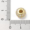 Rack Plating Brass Micro Pave Cubic Zirconia Beads KK-L224-017G-3