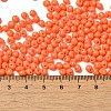 6/0 Opaque Baking Paint Glass Seed Beads SEED-M012-02A-05-4