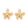 Brass Micro Pave Cubic Zirconia Pendants KK-N262-113B-G-1