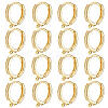 16Pcs Brass Hoop Earring Findings FIND-DC0006-91G-1