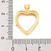 Rack Plating Brass Locket Pendants KK-F874-01G-05-3
