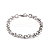 Non-Tarnish 201 Stainless Steel Chunk Cable Chains Bracelet for Men Women BJEW-G618-04P-B02-1