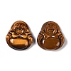 Natural Tiger Eye Carved Pendants G-I361-01A-1