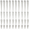 120Pcs 4 Styles Tibetan Style Alloy Pendants FIND-SC0009-57-1