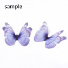 Polyester Fabric Wings Crafts Decoration X-FIND-S322-010C-08-3