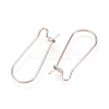 Tarnish Resistant 304 Stainless Steel Hoop Earrings Findings STAS-Q223-11A-1