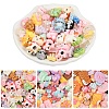 50Pcs 5 Styles Resin Cartoon Animal Cabochons CRES-YW0002-43-2