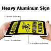 UV Protected & Waterproof Aluminum Warning Signs AJEW-GL0001-01A-01-4