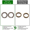 Brass Saw Cut Open Jump Rings KK-G514-01H-AB-2