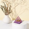 Orgonite Pyramid Resin Display Decorations DJEW-I017-01A-2