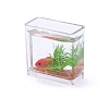 Dollhouse Miniature Simulated  Goldfish Tank Model PW-WG31017-02-1