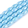 Electroplate Glass Beads Strands EGLA-S194-15A-A07-1