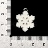 Christmas Flocky Opaque Resin Pendants LS-RESI-C064-01C-4