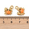 304 Stainless Steel Enamel Pendants STAS-C150-01F-01-3