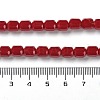 Opaque Glass Beads Strands GLAA-G112-03M-4
