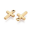 304 Stainless Steel Cross Charms STAS-T072-50G-2