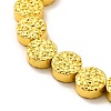 Electroplated Synthetic Non-magnetic Hematite Beads Strands G-L613-K01-01C-2