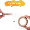 Beech Wood Linking Rings WOOD-FG0001-07B-2