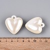 Opaque Acrylic Imitation Pearl Pendants SACR-T035-21A-4