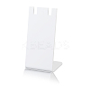 10Pcs L Shaped Acrylic Single Necklace Display Stands NDIS-SC0001-02B-5