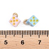 Alloy Enamel Pendants ENAM-D320-01C-3